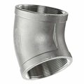 Thrifco Plumbing 3/8 Stainless Steel 45 Elbow, Packaged 9017031